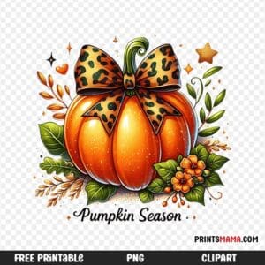 Free Printable Pumpkin Season Design Festive Fall Decor